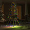 KOIECETA Weihnachtsbaum in Kegelform 160 LEDs Indoor & Outdoor 78x120 cm