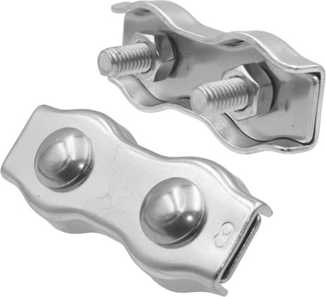 10 x Rope Connectors for Electric Fencing – Poly Rope Joiners for 6mm, 4mm, 5mm Ropes, Nuts & Connects for Secure Fencing, Durable Electric Fencing Accessories (4mm)