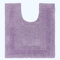 HOMESCAPES Tapis Contour WC en Coton, Tapis WC et lavabo 50x55 cm, Tapis de Bain Lilas