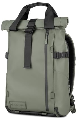 WANDRD All New PRVKE 21L V4: Weatherproof Travel and Camera Backpack, Everyday Carry Bag with Laptop Sleeve, Quick Side Access, Rolltop Expansion, Clamshell Opening – Versatile Photography Backpack