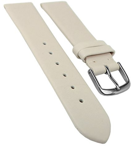 Herzog Design I Uhrenarmband Kalbsleder Creme 20515S, Stegbreite:12mm