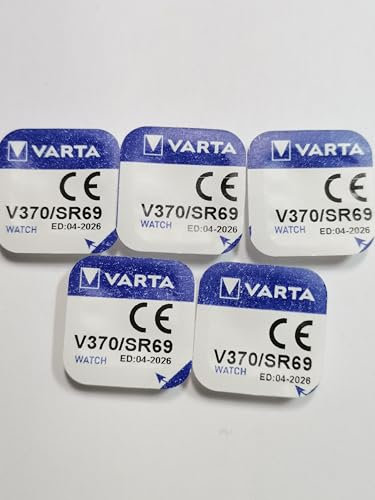 VARTA Piles Bouton Lot de 5 - V370