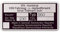 Typenschild S50 (Aluminium)***