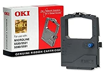 OKI 01126301 Microline 5520, 5521, 5590, 5591 Tintenband schwarz 4.000.000 Zeigen