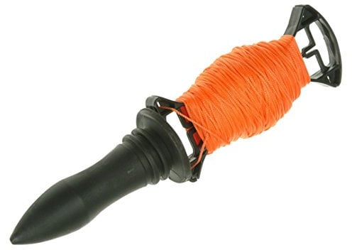 Faithfull Faiblreel Ziegelschnur auf drehbarer Spule, orangefarben, 75 m, Bruchfestigkeit: 12 kg