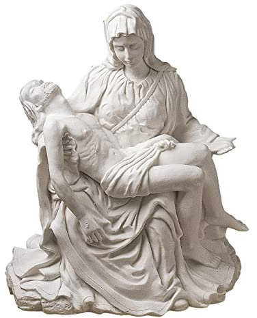 Design Toscano Die Pietà (1499), Marmor-Kunstharz-Figur: Groß