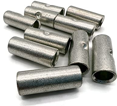 eXODA Connecteur bout à bout 35mm² 10 pcs. pour câble de batterie pour le sertissage de la soudure