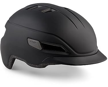 MET - Corso Urban Cycling Helmet In Matt Black Size Small (52-56 cm)