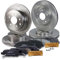 BESTPRICE Bremsenset inkl. Bremsscheiben vorne Ø 295,5 mm + hinten Ø 291,5 mm + Bremsbeläge vorne und hinten, Kompatibel mit NISSAN QASHQAI/QASHQAI +2 I (J10, NJ10, JJ10E)