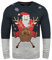 Blend BHRudolph Herren Weihnachtspullover Winter Pullover Strickpullover Weihnachtspulli mit Rundhals-Ausschnitt Regular fit, Größe:S, Farbe:Dark Navy/Santa (74676)