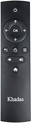 Khadas Mando a distancia IR con 12 botones sin batería de litio, compatible con VIM3/VIM3L/VIM2/VIM1S/VIM1/Edge-V