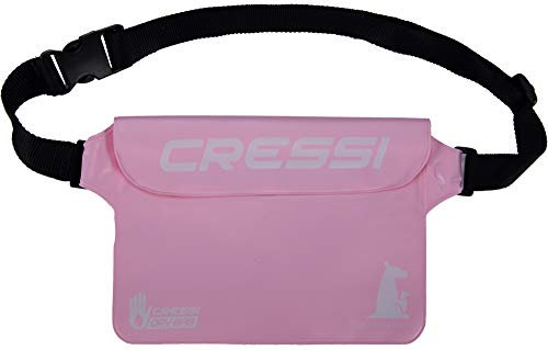 Cressi Kangaroo Dry Pouch Pochette étanche Adulte Mixte, Rose Clair, Unique