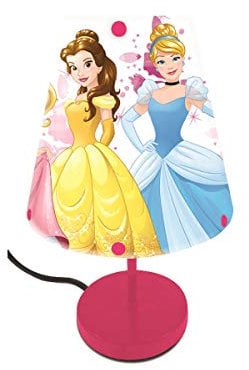 Lexibook Disney Princess Nachttischlampe, Farbe Dekoratives Licht für Jugendlich mit Disney Princess - LT010DP