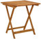vidaXL Akazienholz Massiv Gartentisch Klappbar Bistrotisch Klapptisch Holztisch Garten Tisch Esstisch Terrassentisch Gartenmöbel 70x70x75cm