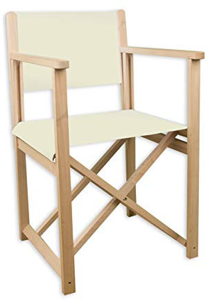 Promo Trade Regie Stuhl, Holz (Naturweiß)