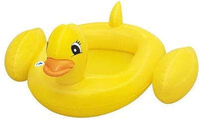 Bestway Funspeakers Duck Baby Boat, Inflatable Float with Built-In Speakers, Yellow