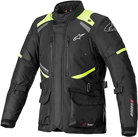 Alpinestars Herren Alpinestars Andes V3 Drystar Jacket Zwart/Fluo Geel Schuhe, Black/Fluo Yellow, M EU