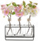 Nordstern Vasen Set 'Alvite' mit Metallgestell - 22 x 8 x 16 cm