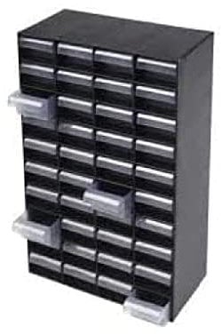 Optimal Products Multi Drawer Storage Cabinet For Home Garage or Shed Plastic Kitchen Tool Organiser Office Rack (40 DRAWER)
