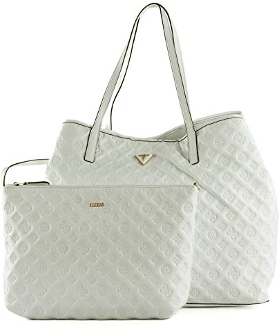 Guess VIKKY EXTRA GROSSE TOTE, weiß, L, Zeitgenössisch