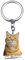 OTXIXTO Porte-Clés avec Photo Personnalisée Pendentif Portrait de Chat/Chien - Cadeau Commémoratif pour Les Amoureux des Animaux de Compagnie (1 Nom, Cadre d'animal De Compagnie)