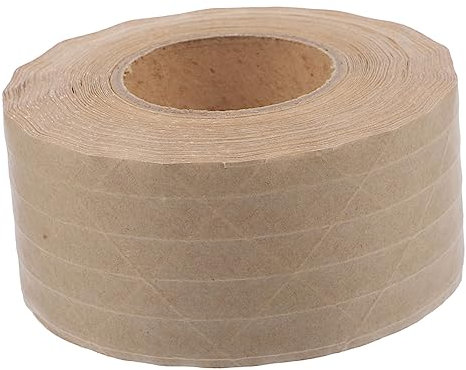 Ciieeo Wasseraktiviertes Rollenband 1 Rolle Papierband Verstärktes Klebeband Dekoratives Klebeband Rahmen-versandband Zum Verpacken