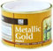 AMK® 151 Metallic Gold Paint Tin Metal Wood Concrete Indoor Outdoor 180ml Decorating Top Coat Railings Gates Fences