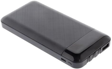 Kompakte Powerbank / Akku für unterwegs – USB-A/C 10.000 mAh – Smartphone/Tablet – Schwarz Zenitech