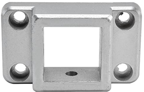 Kanalsystemverbinder, Aluminiumprofilverbinder, Fester Flansch, Basisverbindungsblock, Fester Sockel, Eckverbinder, 2-Wege-Vierkant, Aluminiumkanäle