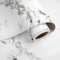 VaryPaper Papier Peint Marbre Blanc Brillant 40cmx200cm Adhesif pour Meuble Marbre Rouleau Adhesif Decoratif Revetement Plan de Travail Cuisine Papier Peint Salle de Bain Salon Autocollant Meuble