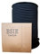 Cavo elettrico in tessuto nero premium rotondo da 2 m, per fai da te e catering, in tessuto, elegante e chic per lampade e ufficio a casa