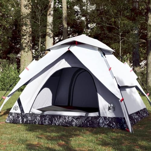 Rantry Zelt für 3 Personen, weiß, aus verdunkelndem Stoff, für Möbel, Campingzelt, Strandzelt, Trekking-Zelt