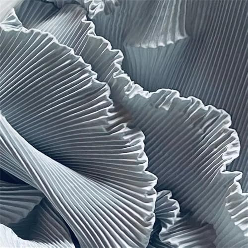 DIY Plissee-Stoff, Meterware, für dekorative Malerei, Design-Hintergrund, Hochzeitsdekoration, Designer-Stoff, zum Glätten von 05 m5, zum Glätten von 0,5 x 1,45 m