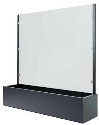Mendler Pflanzkasten HLO-GP5, Windschutz Sichtschutz Indoor/Outdoor - 196 cm