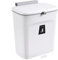 Konfiur Mülleimer Küche mit Deckel 9L, Hängender Biomülleimer, 23.7 * 13 * 29.5cm Windeleimer Geruchsdicht, Abfalleimer Küche, für Küche, Wohnmobil, Schrank