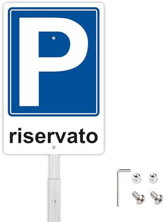 Felexdo Cartello Riservato Ai Clienti Parcheggio Privato con Staffa 20x30 Segnale di divieto di sosta in Alluminio Resistente UV Impermeabile Facile da installare