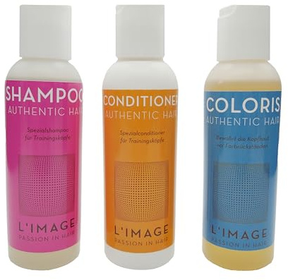 Protection Set L'IMAGE, Shampoo, Conditioner und Coloris für Perücken, 3X 100 ml