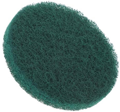 Ciieeo Multi-use Scrubbing Pad Gray Round Cleaning Pad Household Scourer Small Polishing Buffer for Kitchen and Drill Use