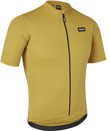 GripGrab EXPLR Merinotech Herren Sommer Kurzarmtrikot Merino Fahrradtrikot | Funktionales Gravel Radtrikot mit YKK-Reißverschluss, 3 Rückentaschen und Reißverschlusstasche, Silikongripper am Saum