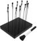 HORIALENCE 1ensemble Support De Peinture Ajustable avec Clips Et Brosse De Nettoyage pour Maquettes Et Aérographes Ensemble pour Séchage Et Peinture De
