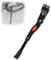 QQLADY Fahrradständer für Cube Stereo HYBRID 140 HPC TM 750 2022, Aluminiumlegierung Fahrrad Seitenständer, Rutschfester und Stabiler | Höhenverstellbarer, Universal Fahrrad Zubehör