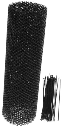 LOLIPPYY Treppenschutznetz Balkon Sicherungsnetz Aus Hdpe Kunststoff Schwarz 0,5m Breit 3m Lang Mit Schutznetz Für Haustiere Und Treppengeländer Sicherheitsnetz Für Zuhause