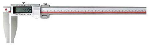 Messschieber Digitaler Messschieber 500 mm 600 mm 1000 mm 1500 mm - Einweg-Messwerkzeug mit Metallkörper und LCD-Display, Präzisions-Digitallineal für genaue Messungen, Größe: 0-600 mm