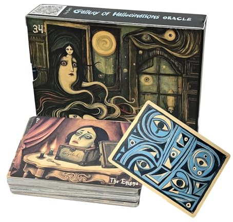 ETUCYNG Oracle Cards - Pack of 52 Inspirational Growth Cards with Positivity - Affirmations Card Game for Women Men Beginners Personal Advisor Witch Reading Meditation Prayer Daily Celebration