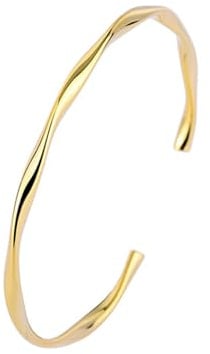 CYLRWSR Armband med konstnärlig design, ungdomlig stil, enkel temperament, mjukt vågarmband