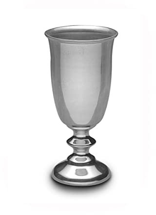 Wilton Armetale Wine Goblet, Silver -, 1 Count (Pack of 1)