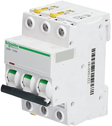 Schneider A9F05363 Disjoncteur iC60N 3P 63A Caractéristique D