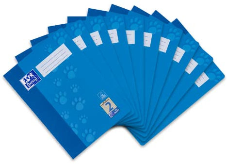 Oxford Schulheft A4, 32 Blatt, Lineatur 2, liniert, 10 Stück