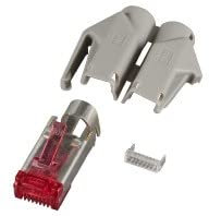 EFB-Elektronik RJ45-Hirose Stecker STP, TM21 grau, 100