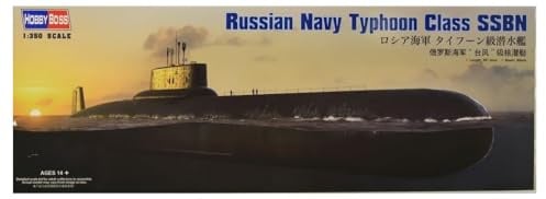 Hobbyboss 1:350 Scale Russian Navy Typhoon Class SSBN Submarine Assembly Kit